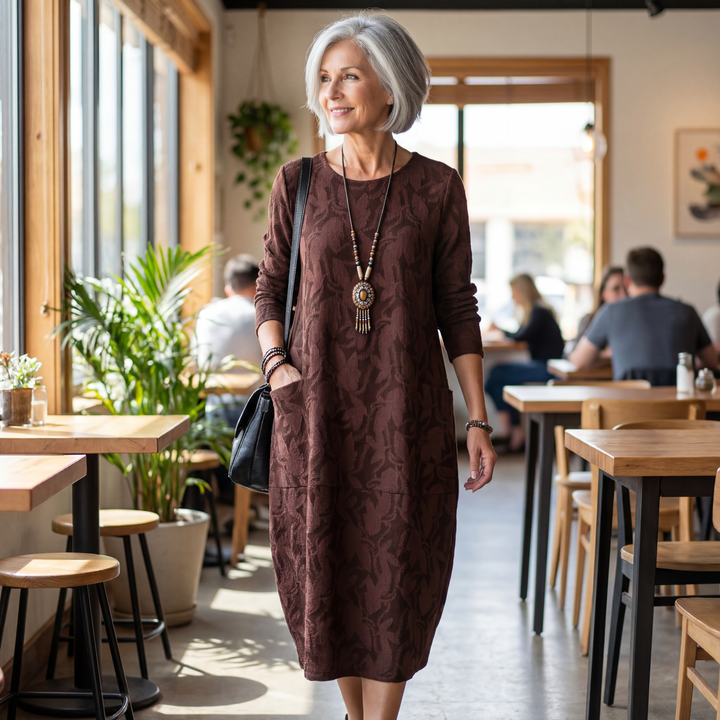 Dina Dress | Timeless Elegance with Comfortable Fit