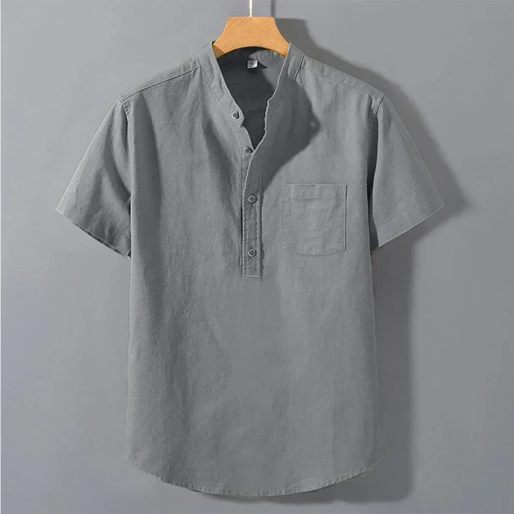 Vartos Cotton-Linen T-Shirt